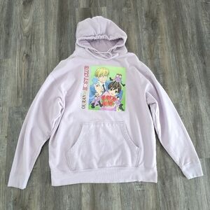 Ouran Host Club Women's Purple Sweatshirt Hoodies Size XL